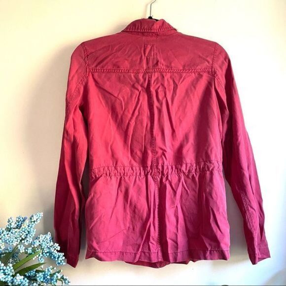 GAP Oversized Shirt Jacket Red XS - Picture 4 of 5